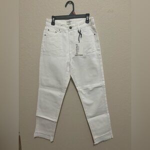 NWT EVIDNT White Orsay Slim Anthropologie Jeans
